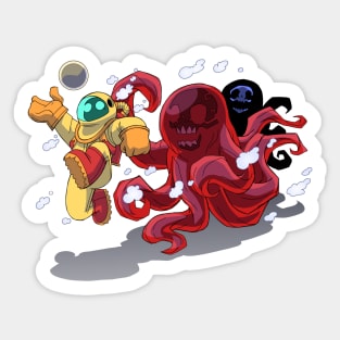 Deep Sea Ghosts Sticker